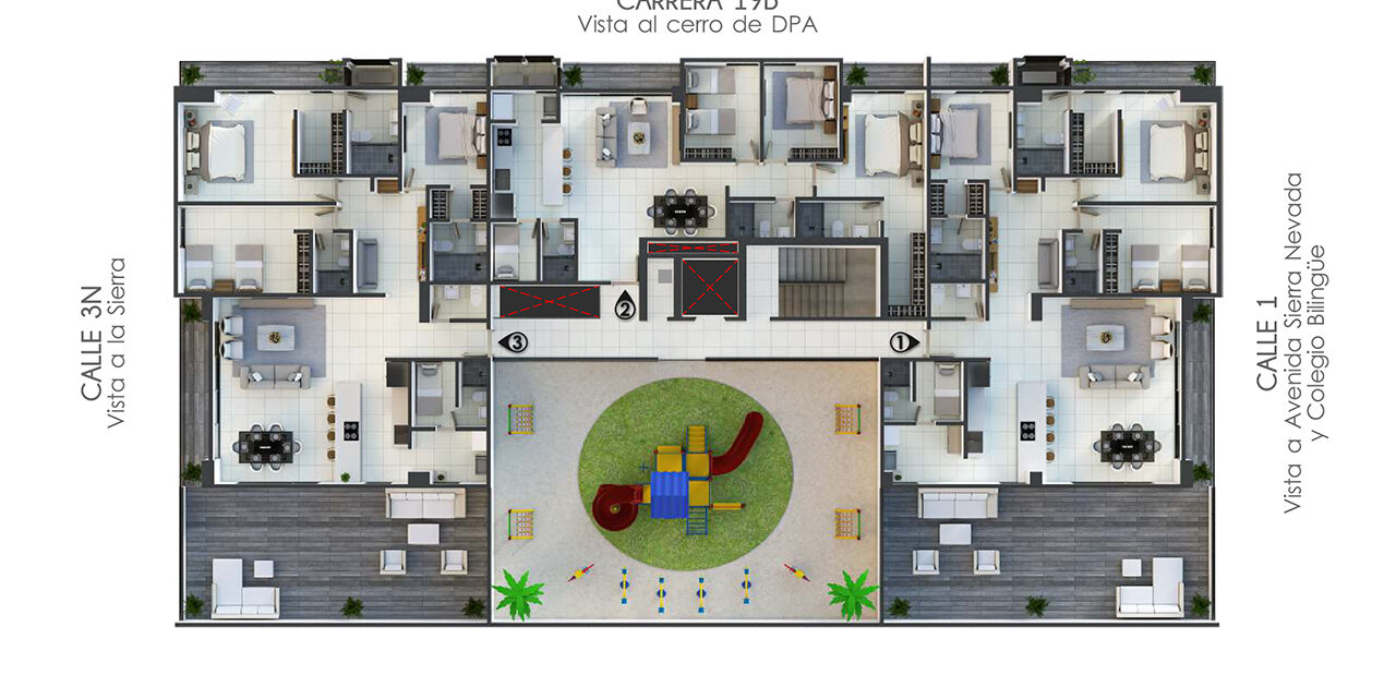 PLANTA TIPO - PISO 3